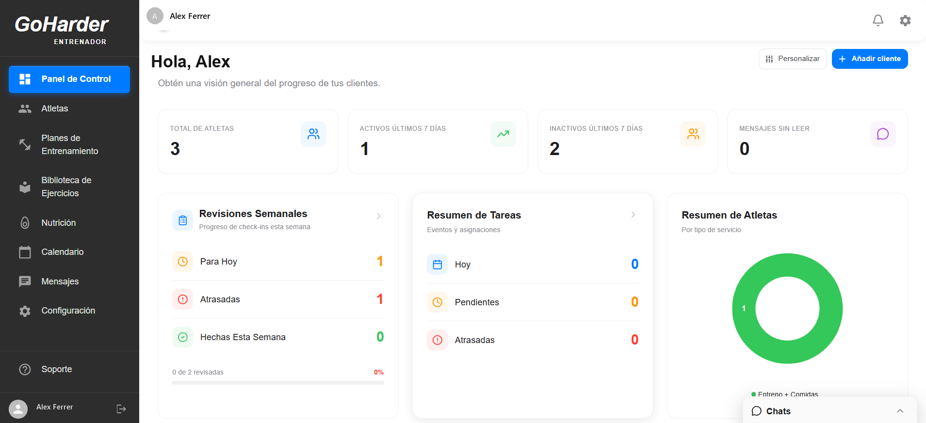 Configure sua conta